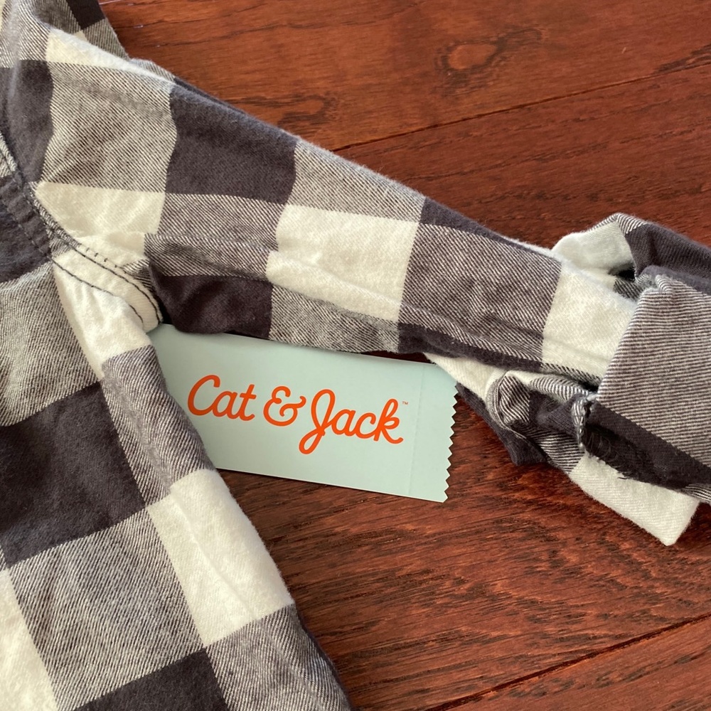 NWT Cat and Jack Flannel